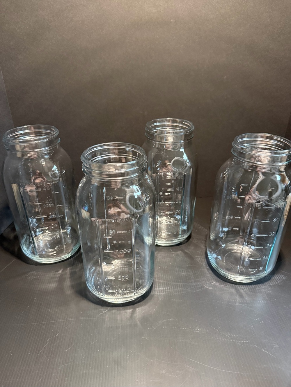 Vintage Ball Half Gallon Canning Jars with Gripper Ribs - Set of 4 (64 Oz) - Picture 4 of 7